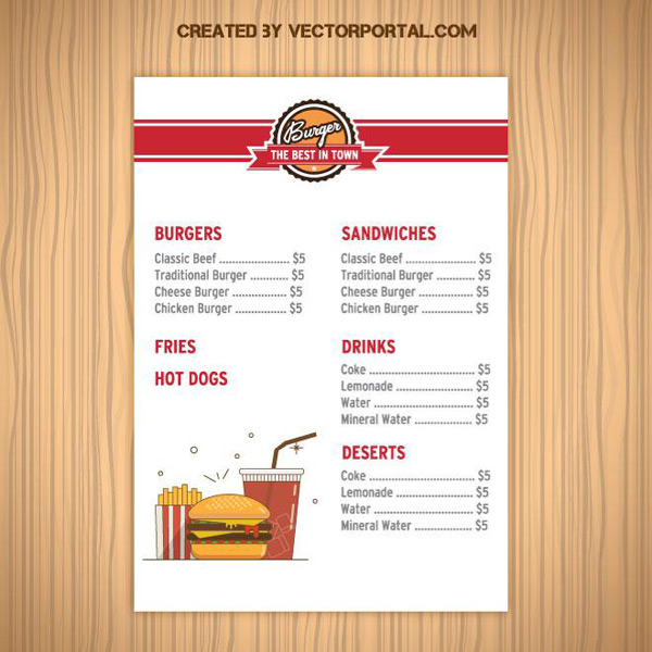 in menu giá rẻ tại tân phú