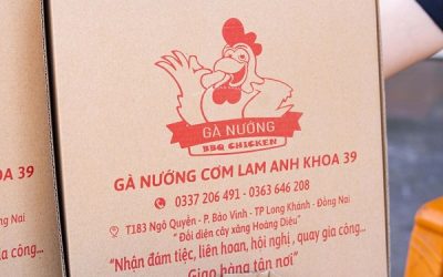 In Hộp Giấy Đựng Gà Nướng Tiện Lợi, Giữ Nhiệt Tốt & An Toàn